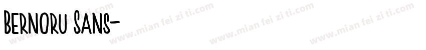 Bernoru Sans字体转换